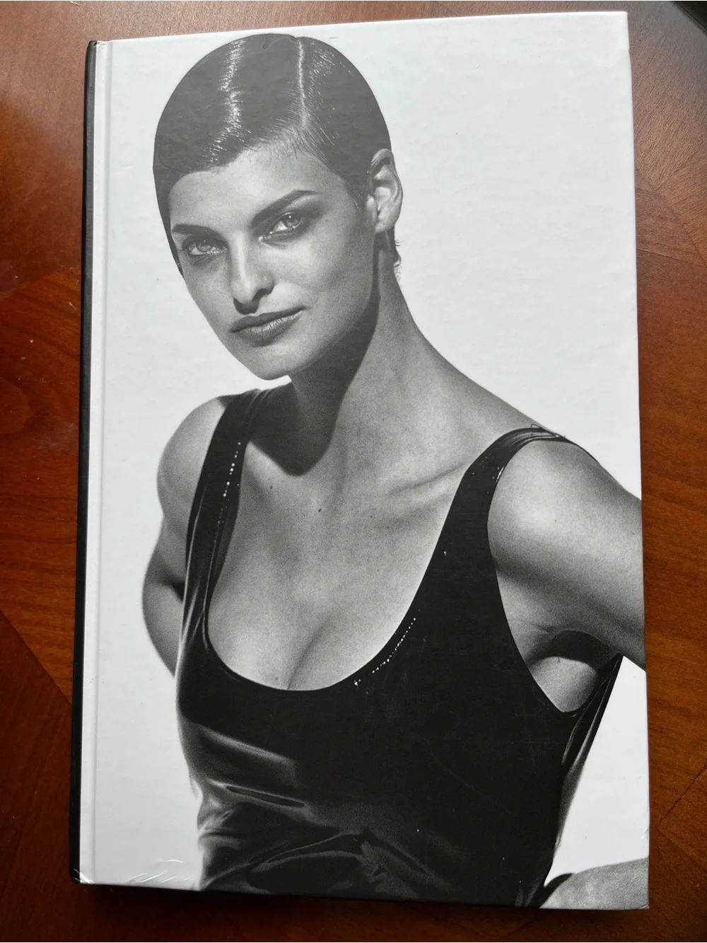 Rare Y2K Linda Evangelista, Peter Lindbergh Black and White lined journal.